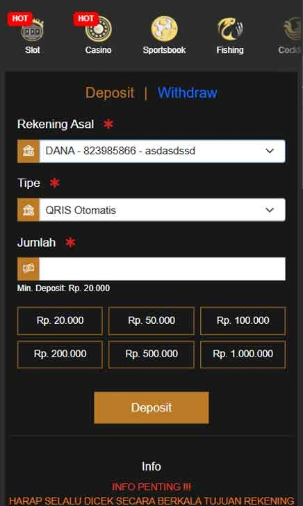 cara deposit Tt789 Slot Wow Ver